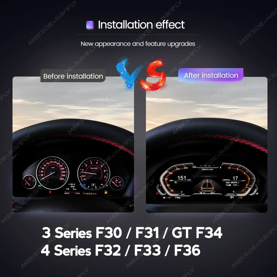F30 digital cluster