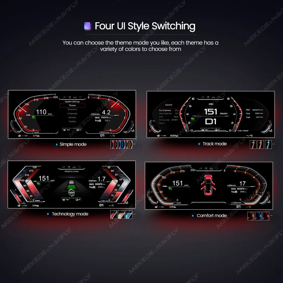 F30 digital cluster