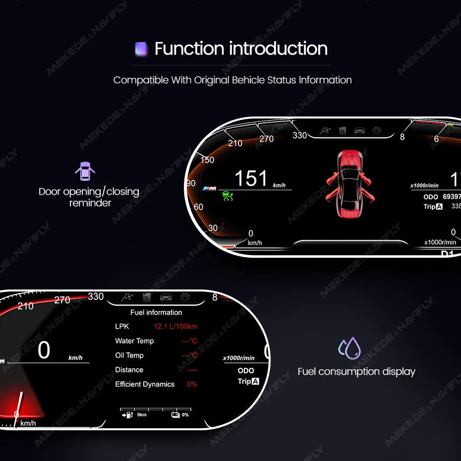 F30 digital cluster