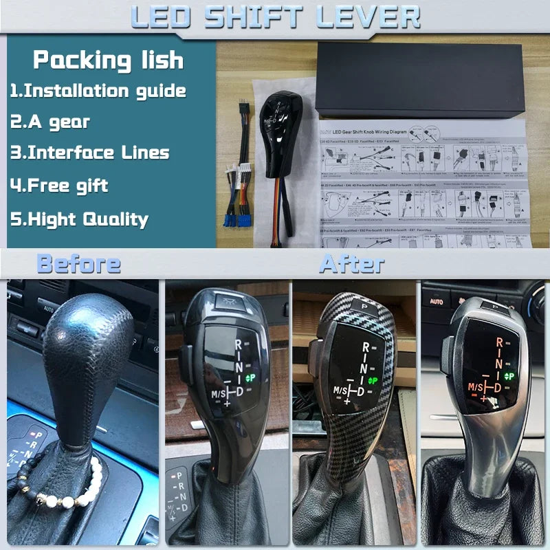 BMW E Series Led M Sport Gear Shifter